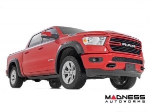 Dodge Ram 1500 4WD Tow Hook Brackets - w/ Bezels